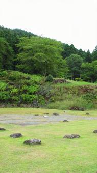 福井県-一乗谷朝倉氏遺跡-中の御殿跡 福井県-一乗谷朝倉氏遺跡-中の御殿跡の写真