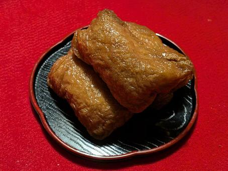 文化の日のテイクアウトのいなり寿司 稲荷寿司,テイクアウト,油揚げの写真素材