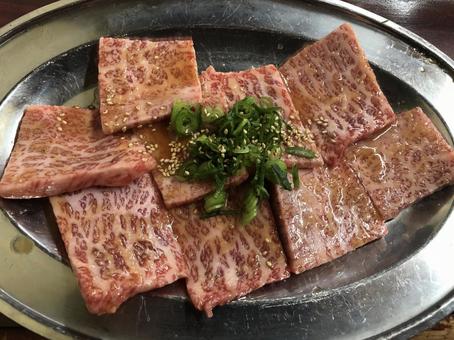 焼肉 焼肉 焼肉,カルビ,生肉の写真素材