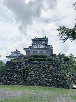 越前大野城 越前大野城,城址,続日本100名城の写真素材