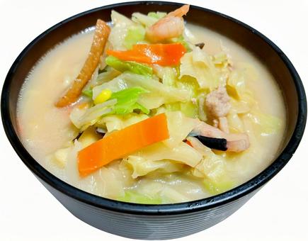 ちゃんぽん麺　切り抜き ちゃんぽん,麺,切り抜きの写真素材