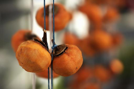 干し柿 柿,秋,果物の写真素材