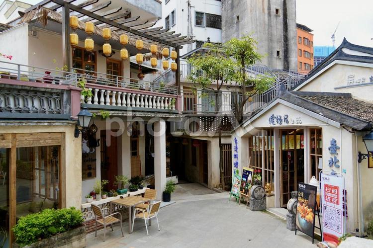 深圳・観瀾古墟街並み⑤ 観瀾古墟,深圳,中国の写真素材
