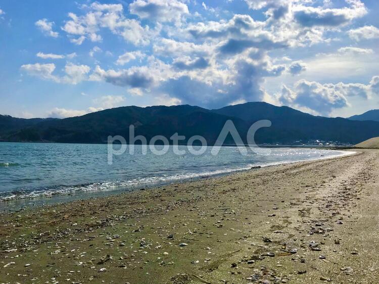 砂浜の風景 砂浜,水域,浜の写真素材
