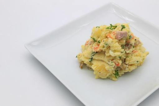 自家栽培きたあかりで作ったポテトサラダ ポテトサラダ,ポテト,ジャガイモの写真素材