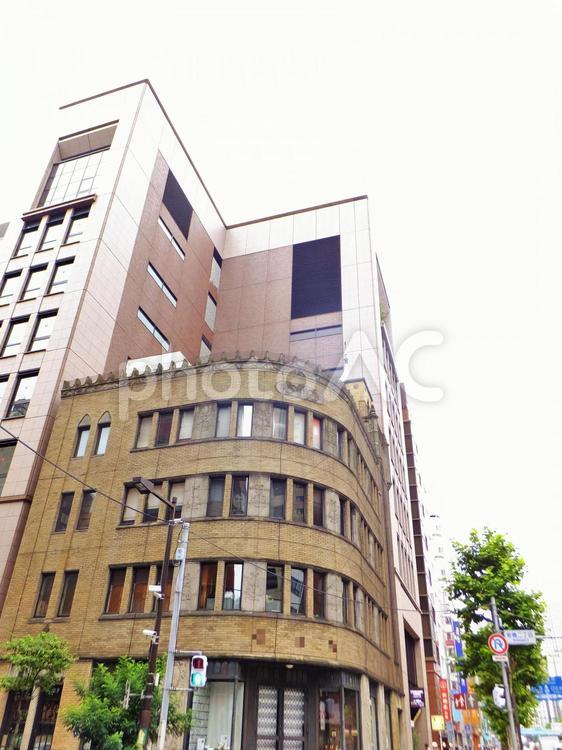 銀座の街並み２ 銀座,古い建物,街並みの写真素材