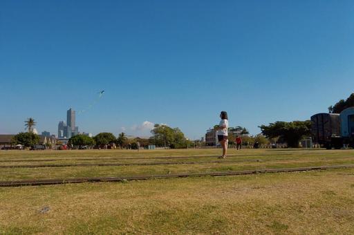 【台湾】高雄西子湾 哈瑪星鉄道文化園区 台湾,高雄,西子湾の写真素材