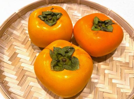 たねなし柿（和歌山県産）２１ 柿,たねなし柿,甘柿の写真素材