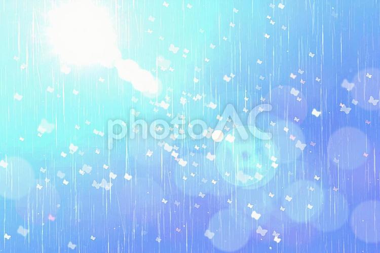 幻想的背景素材　光と雨と蝶 背景画像,背景,背景素材の写真素材