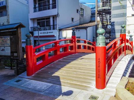 【高知県】高知市・はりまや橋 はりまや橋,高知市,高知県の写真素材