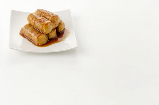 豆腐の肉巻き 豆腐の肉巻き,肉巻き,豆腐の写真素材