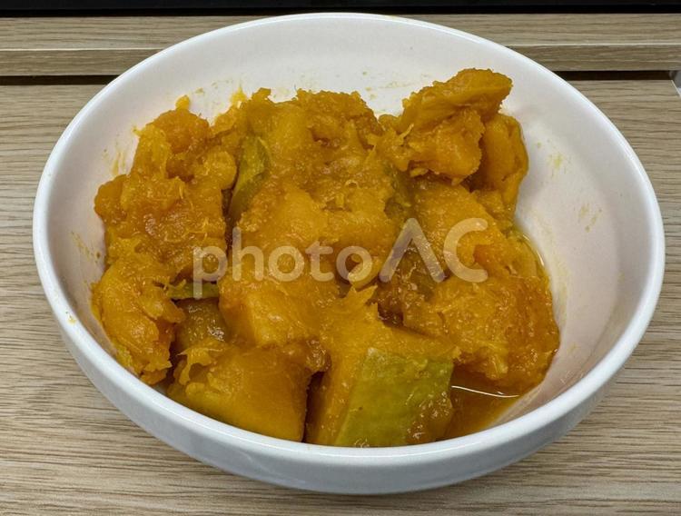 自家製のかぼちゃの煮物 かぼちゃ,カボチャ,南瓜の写真素材