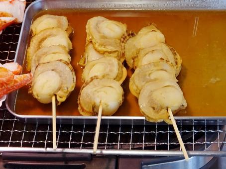 Grilled scallop skewers, JPG Grilled scallop skewers, JPG