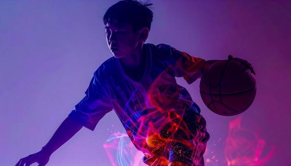 バスケット少年 バスケット少年の写真
