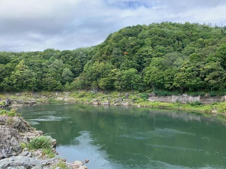 神居古潭からの景色 神居古潭からの景色 神居古潭,カムイコタン,ゴールデンカムイの写真素材