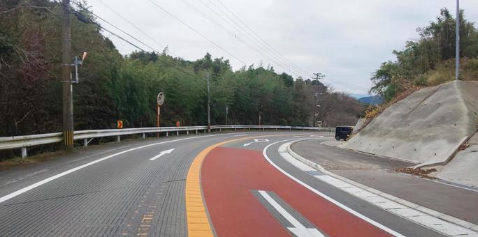 カーブ道 カーブ道の写真