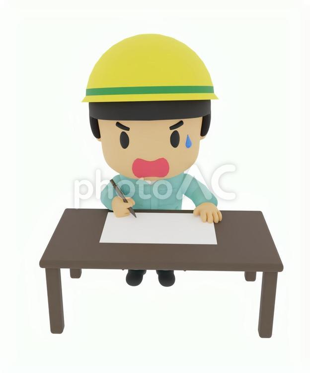 資格勉強や仕事する工場の作業員 労働者,現場監督,設備士の写真素材