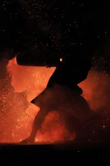 Photo, summer, fireworks, hand fireworks, 