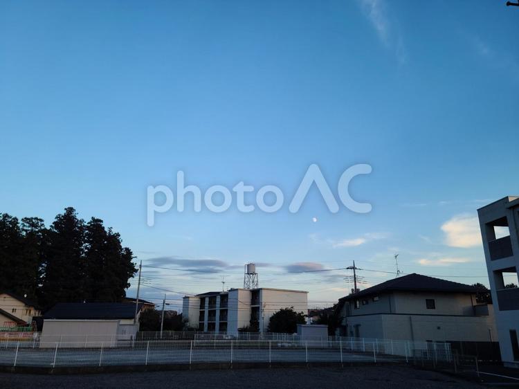 美しい夕暮れと町 夕暮れ,美しい,町の写真素材