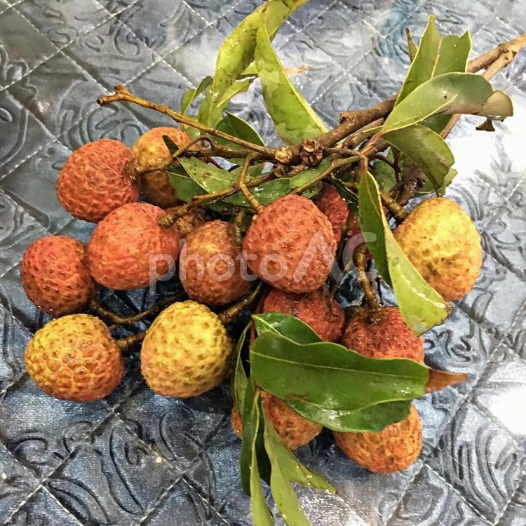 ライチ ライチ,果物,夏の写真素材
