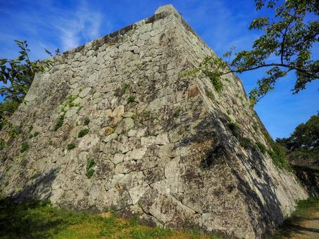 米子城跡の石垣 米子城跡の石垣 石垣,米子城,米子の写真素材