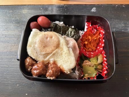 お弁当 お弁当 お弁当,毎日弁当,目玉焼きの写真素材