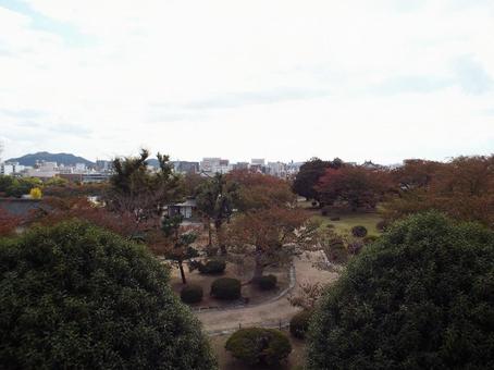 【風景写真】姫路城天守閣からの眺め 【風景写真】姫路城天守閣からの眺めの写真