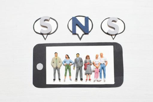 SNSを使用するたくさんの人々① SNSを使用するたくさんの人々① ソーシャルネットワーキングサー,ネット,ブログの写真素材