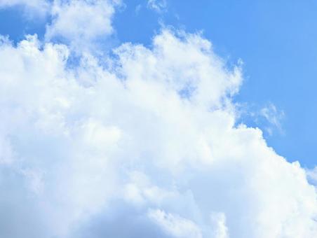 青空と雲 青空と雲の写真