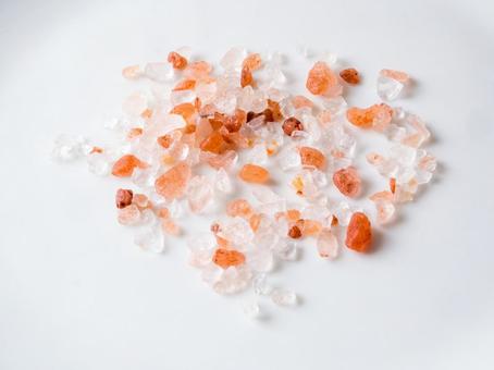 ピンクソルト岩塩 岩塩,天然岩塩,ピンクソルトの写真素材