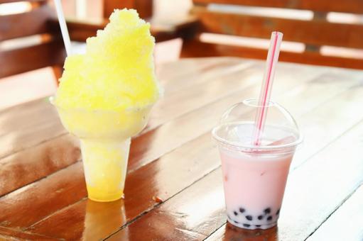 Shaved ice and tapioca ③ Shaved ice and tapioca ③