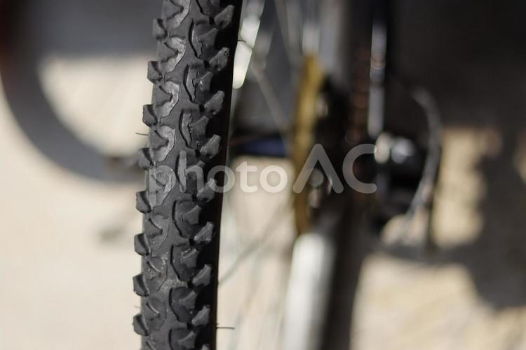 自転車のタイヤ 自転車,タイヤ,車輪の写真素材