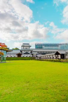 【石川】金沢城跡 石川,金沢城跡,金沢の写真素材