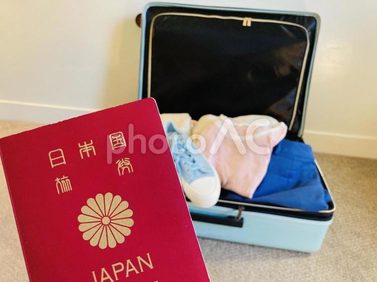 海外旅行　出発準備 海外旅行,旅行,パスポートの写真素材