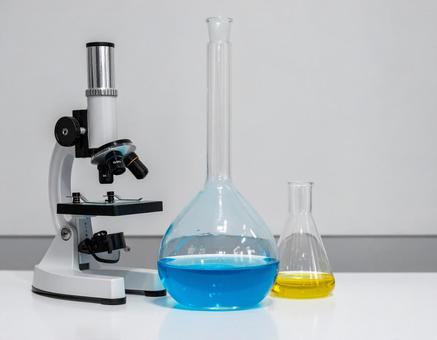 実験器具のイメージの写真