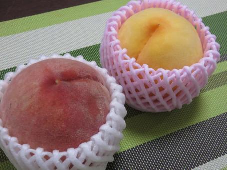 桃 桃 桃,peach,ももの写真素材