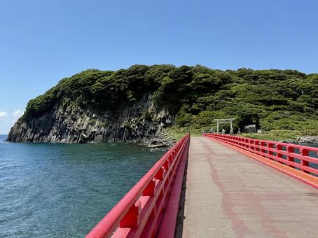 福井県東尋坊雄島の景色 福井県東尋坊雄島の景色の写真