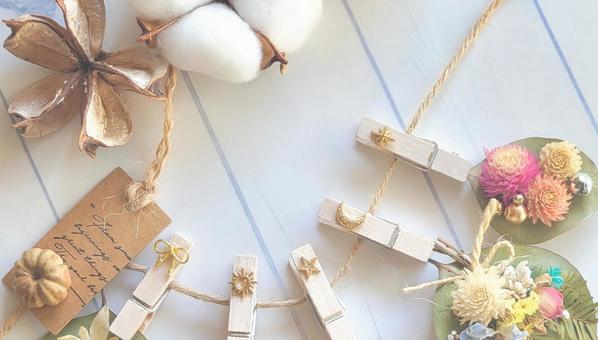 冬のインテリア小物 ガーランド 冬のインテリア小物 ガーランド 冬,ガーランド,インテリアの写真素材