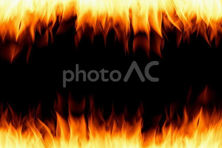 メラメラの火　炎の素材 炎,火,炎上の写真素材
