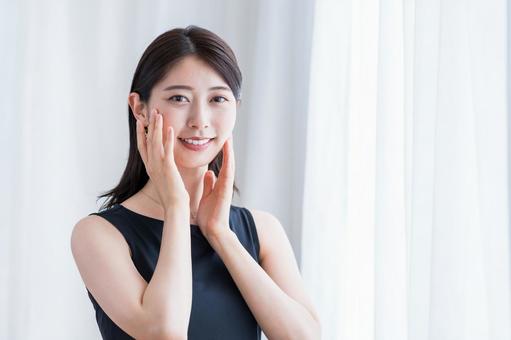 若い女性のビジネスイメージ。 女性,メイク,ライフスタイルの写真素材