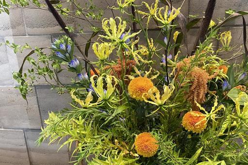季節の生け花 季節の生け花の写真