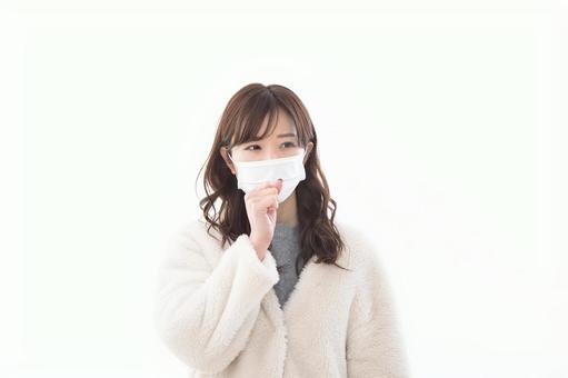 若い女性 ネガティブ 風邪 若い女性 ネガティブ 風邪の写真
