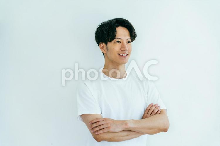 男性のポートレート 美容,メンズビューティー,メンズエステの写真素材