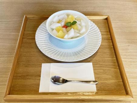杏仁豆腐 杏仁豆腐の写真