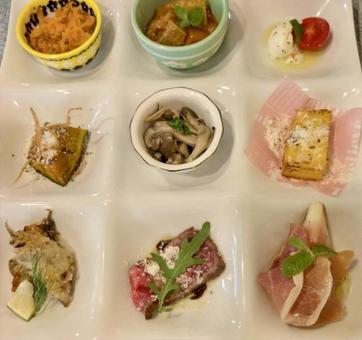 前菜取り合わせ 前菜取り合わせ 前菜,盛り合わせ,豪華の写真素材