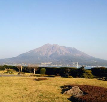 仙巌園 仙巌園,鹿児島,島津家の写真素材