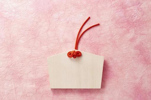 何も書かれていない絵馬 絵馬,空白,木製の写真素材