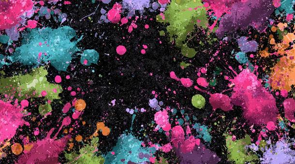 ペンキ　アートの写真