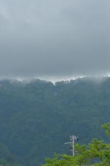 山頂に近づく雲07の写真