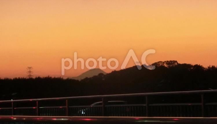 夕暮れのぼんやり-8 夕暮れ,ぼんやり,落日の写真素材